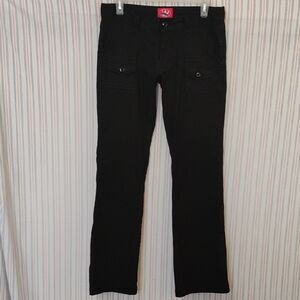 R&B Black Low Rise Cargo Style Pants Size Large